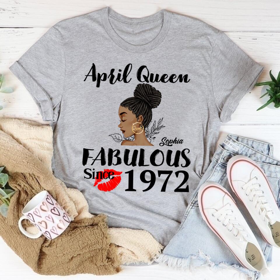April Birthday Shirt, Custom Birthday Shirt, Queens Born In April, April Birthday Gifts, April shirts for Woman