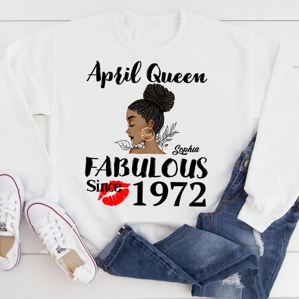 April Birthday Shirt, Custom Birthday Shirt, Queens Born In April, April Birthday Gifts, April shirts for Woman