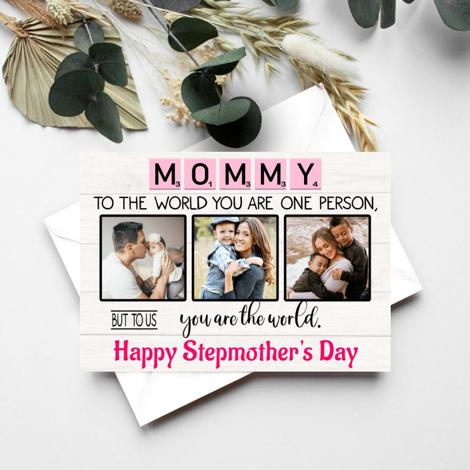 Custom Mothers Day Card, Stepmom Mothers Day Card,  Mother&#39;s Day Gift Cards, Happy Mothers Day Card, Mom&#39;s Card,  Mother&#39;s Day Gift From Daughter - Mother Day Gift