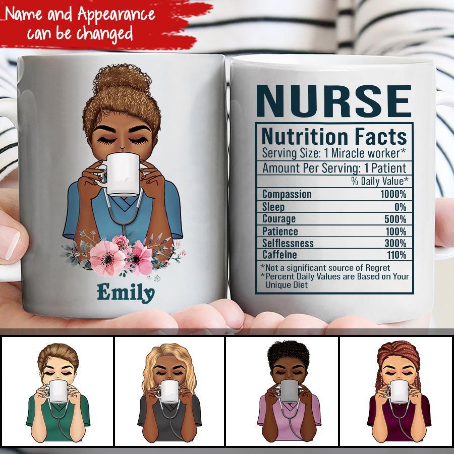 Black Queen Nutrition Facts Mug, Black Woman Mug, Nutrition Facts Mug, Black Queen Mug