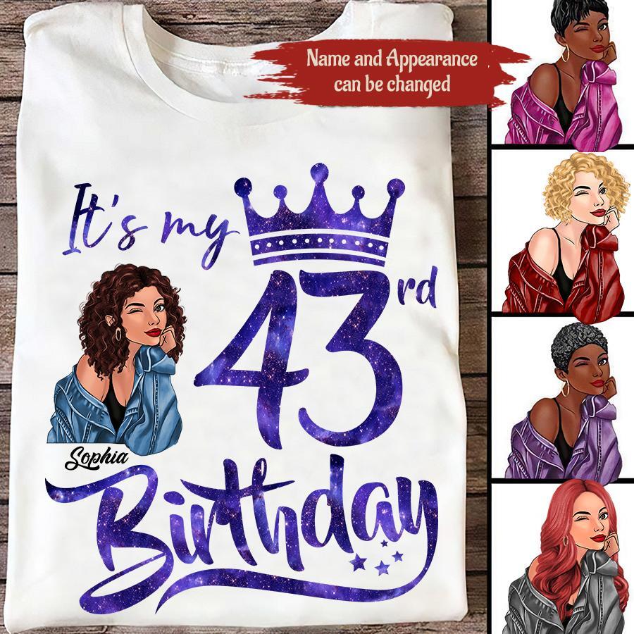 43th Birthday Shirts, Custom Birthday Shirts, Turning 43 Shirt, Gifts For Women Turning 43, 43 And Fabulous Shirt, 1979 Shirt, 43th Birthday Shirts For Her, It&#39;s My 43 Birthday
