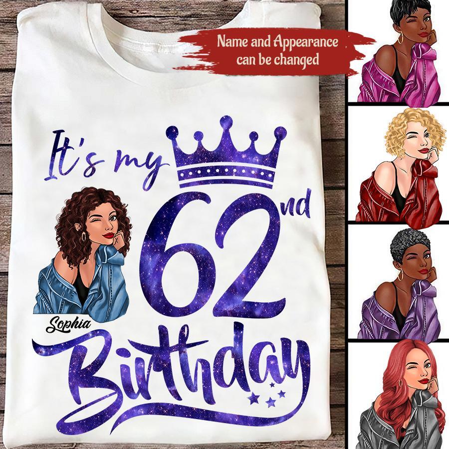 62nd Birthday Shirts, Custom Birthday Shirts, Turning 62 Shirt For Women, Turning 62 And Fabulous Shirt, 1960 Shirt, Best Gifts For Women Turning 62