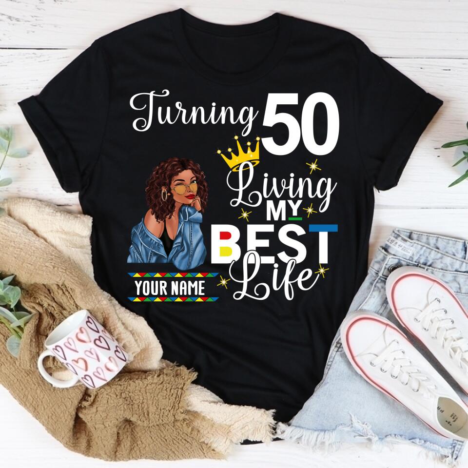 50th Birthday Shirts, Custom Birthday Shirts, Turning 50 Shirt for Women, Turning 50 and Fabulous Shirt, 1973 Shirt, Best Gifts for Women Turning 50.