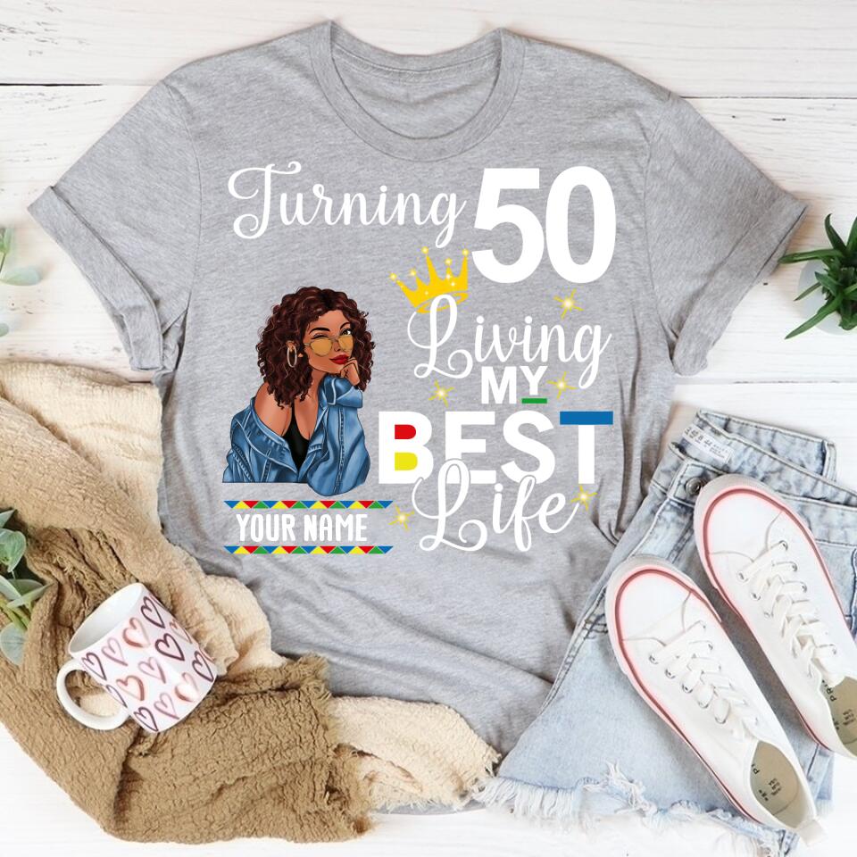 50th Birthday Shirts, Custom Birthday Shirts, Turning 50 Shirt for Women, Turning 50 and Fabulous Shirt, 1973 Shirt, Best Gifts for Women Turning 50.