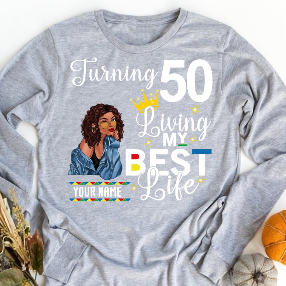 50th Birthday Shirts, Custom Birthday Shirts, Turning 50 Shirt for Women, Turning 50 and Fabulous Shirt, 1973 Shirt, Best Gifts for Women Turning 50.