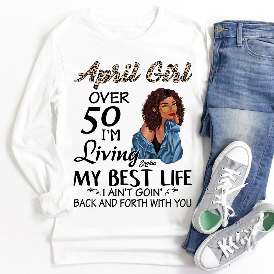 April Birthday Shirt, Custom Birthday Shirt, Queens Born In April, April Birthday Shirts For Woman, April Birthday Gifts