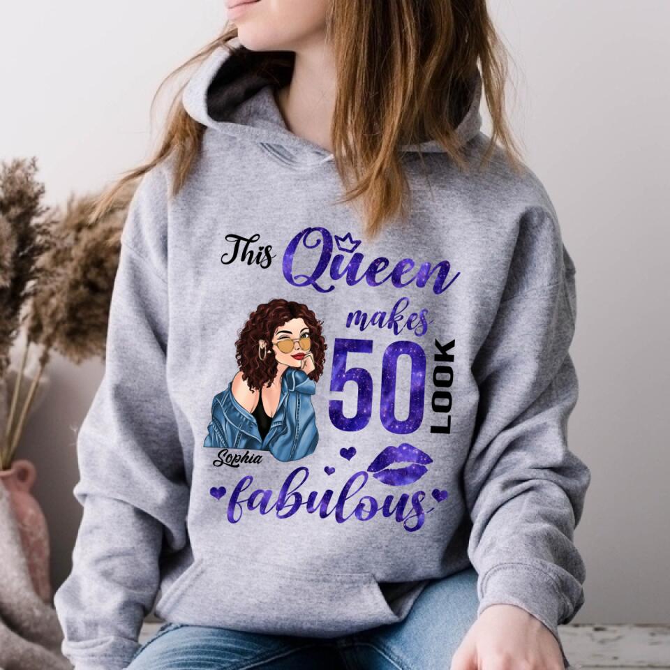 50th Birthday Shirts, Custom Birthday Shirts, Turning 50 Shirt for Women, Turning 50 and Fabulous Shirt, 1973 Shirt, Best Gifts for Women Turning 50.