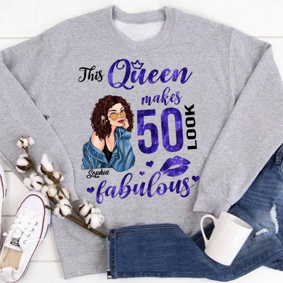 50th Birthday Shirts, Custom Birthday Shirts, Turning 50 Shirt for Women, Turning 50 and Fabulous Shirt, 1973 Shirt, Best Gifts for Women Turning 50.