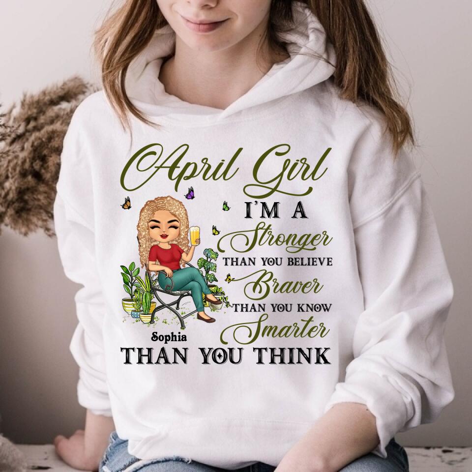 April Birthday Shirt, Custom Birthday Shirt, Queens Born In April, April Birthday Gifts, April Queen shirt, April Birthday Shirts For Woman, Her Birthday Gifts For April, Gardening Custom Shirt, Gift For Gardeners, Plant Lovers