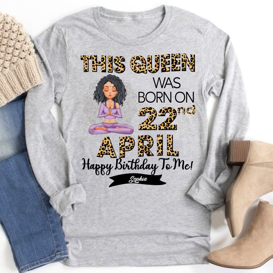 April Birthday Shirt, Custom Birthday Shirt, Queens Born In April, April Birthday Gifts, April Queen shirt, April Birthday Shirts For Woman, Her Birthday Gifts For April