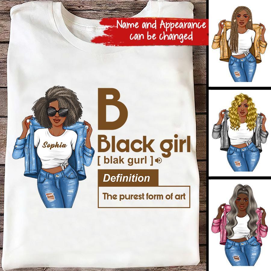 Black Girl Defined Shirt, College Gift, HBCU, Girls Trip, Personalized Gift, Black girl Shirt.