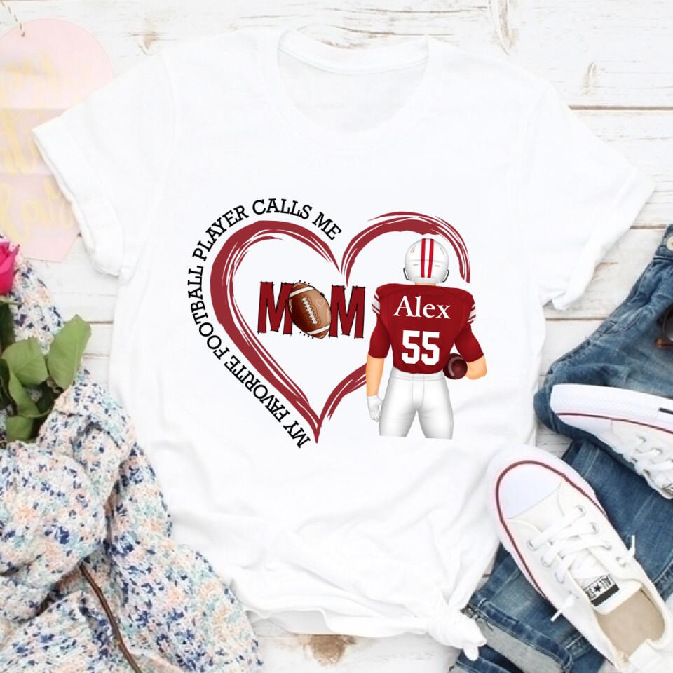 Custom Mothers Day Shirt, America Football, Stepmom Mothers Day Gifts, Mom Life Mother&#39;s Day Tee Shirts,  Godmother Mother&#39;s Day Gifts, Funny Mothers Day Shirts, Mother Day Gift