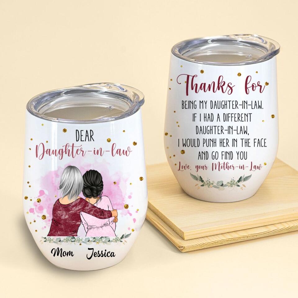 Personalized Tumblers, First mother&#39;s day gifts for daughter in law, Mothers Tumblers, Mothers Day Gift for Daughter In Law