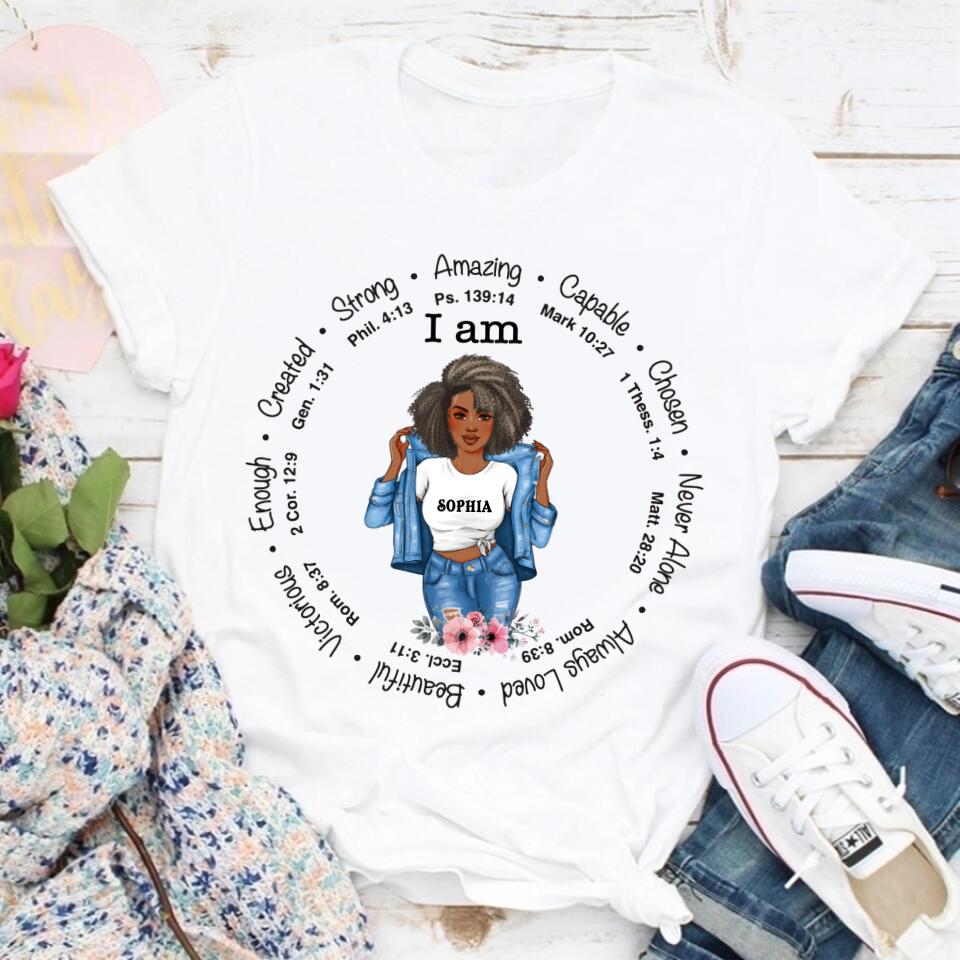 I am Inspiration Shirt, Bible Verse Shirt, Inspirational Shirt