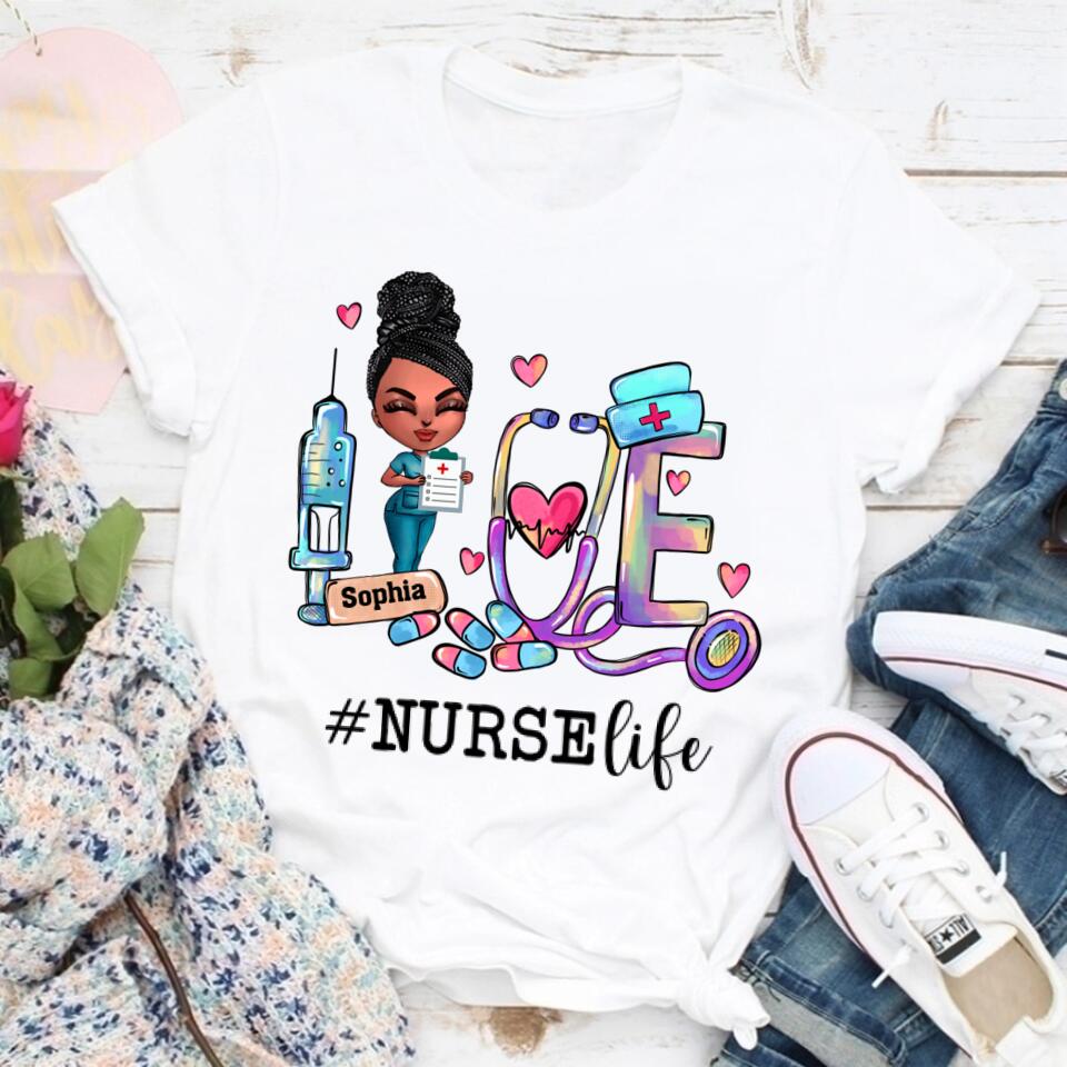 Nurse Nutrition Facts - Personalized Shirt - Gift For Doctor &amp; Nurse
