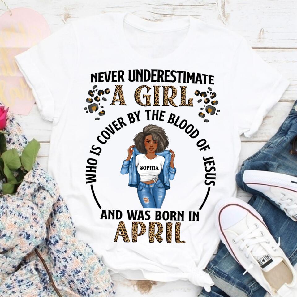 April Birthday Shirt, Custom Birthday Shirt, Queens Born In April, April Birthday Gifts, April shirts for Woman