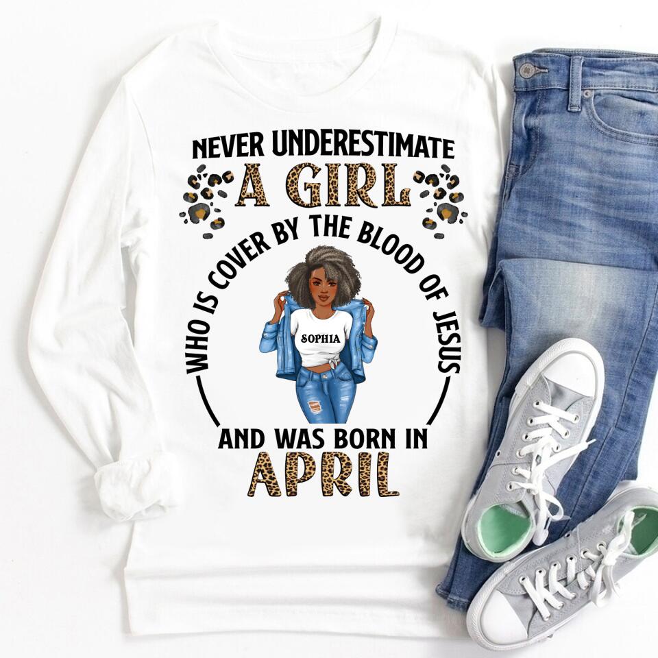 April Birthday Shirt, Custom Birthday Shirt, Queens Born In April, April Birthday Gifts, April shirts for Woman