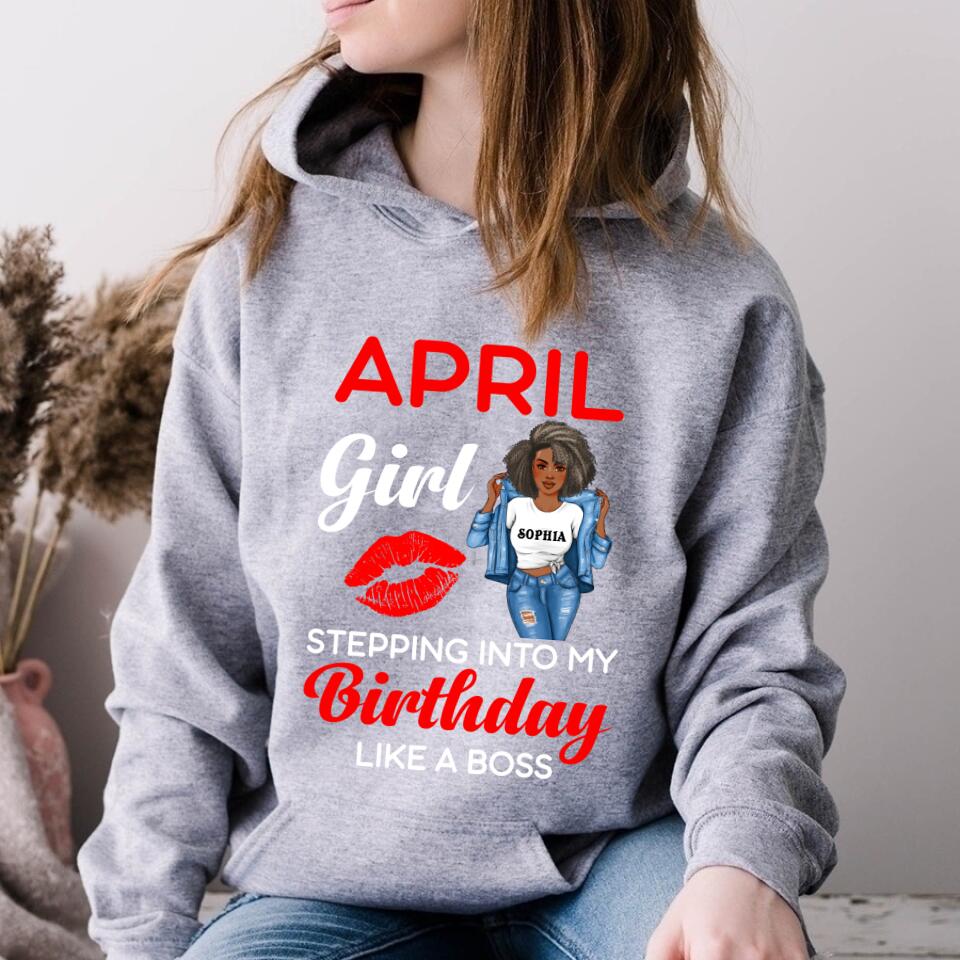 April Birthday Shirt, Custom Birthday Shirt, Queens Born In April, April Birthday Gifts, April shirts for Woman