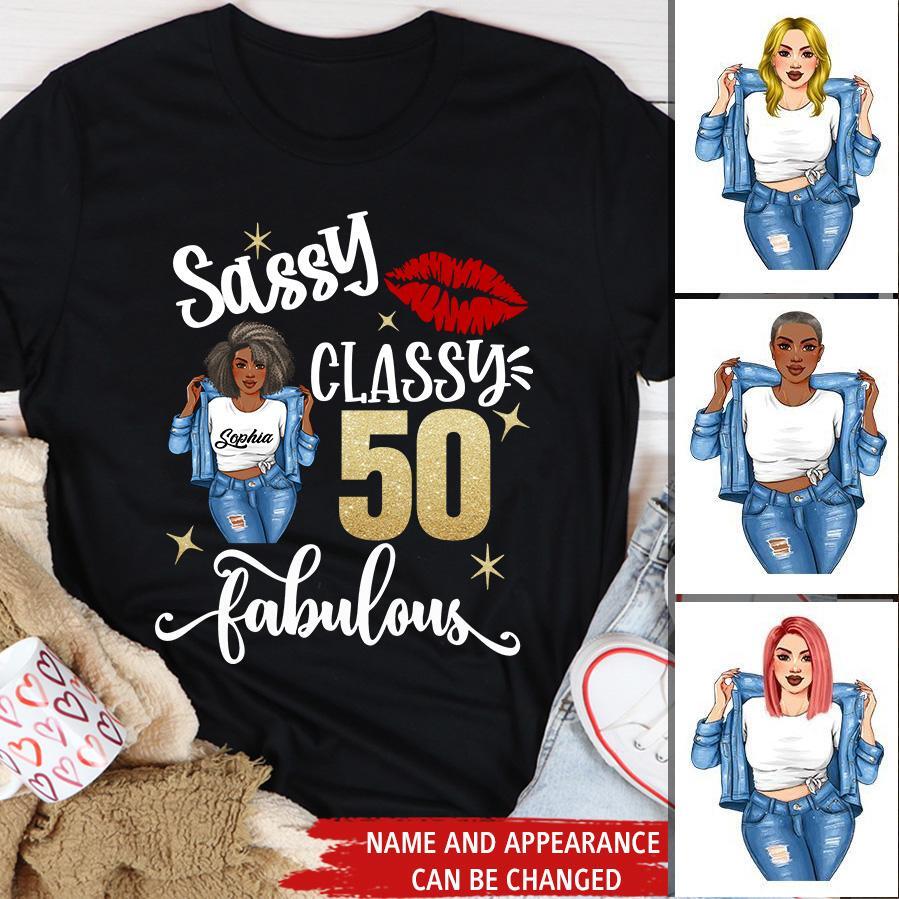 50th Birthday Shirts, Custom Birthday Shirts, Turning 50 Shirt for Women, Turning 50 and Fabulous Shirt, 1973 Shirt, Best Gifts for Women Turning 50.