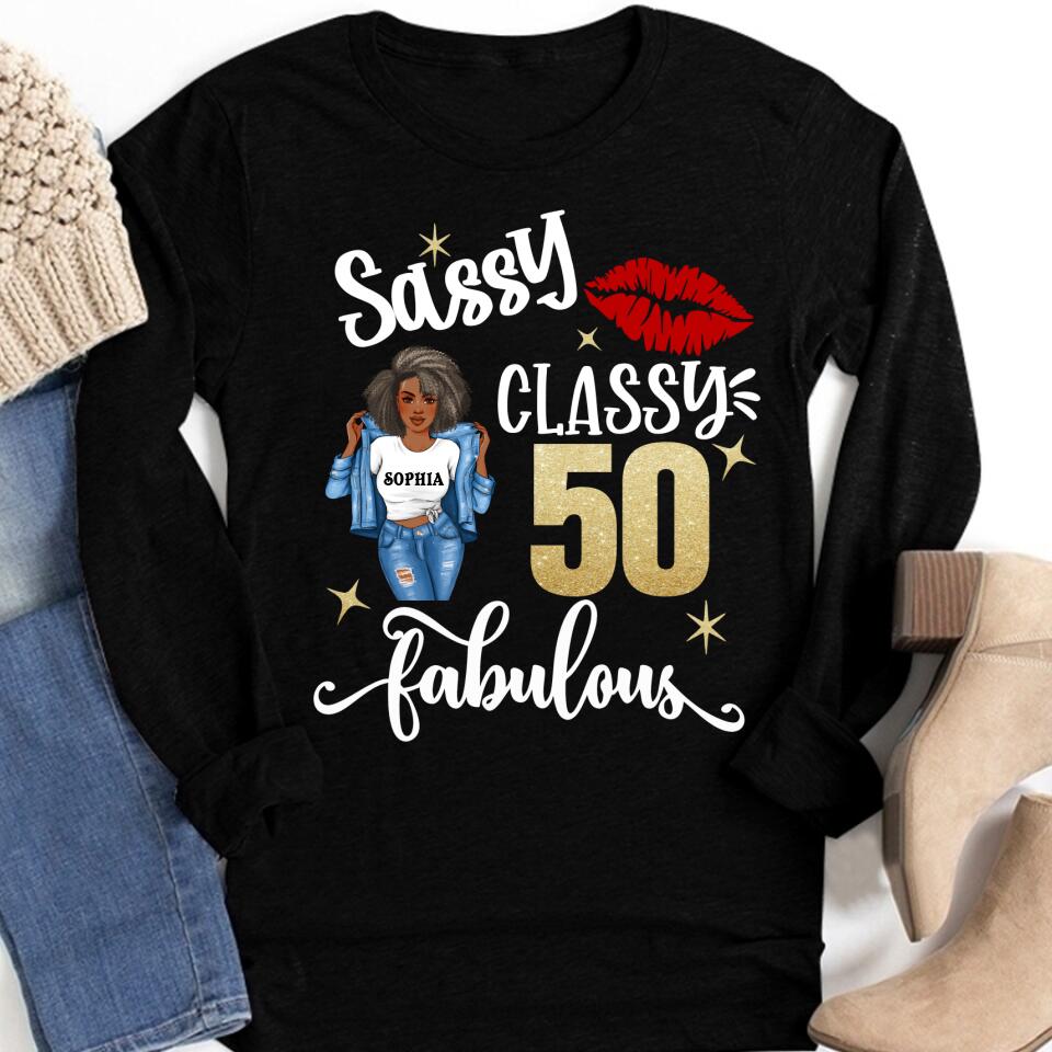 50th Birthday Shirts, Custom Birthday Shirts, Turning 50 Shirt for Women, Turning 50 and Fabulous Shirt, 1973 Shirt, Best Gifts for Women Turning 50.