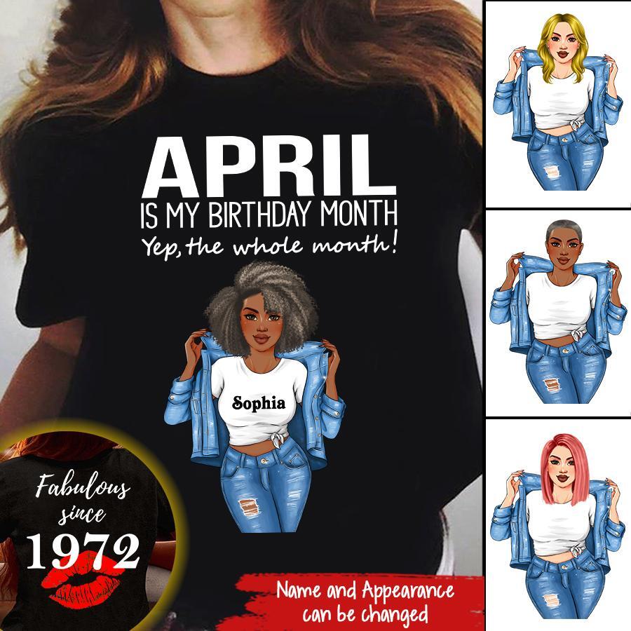 April Birthday Shirt, Custom Birthday Shirt, Queens Born In April, April Birthday Gifts, April shirts for Woman