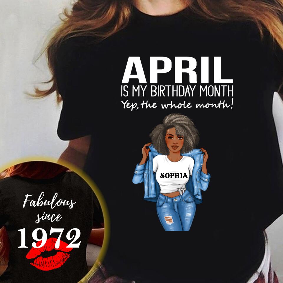 April Birthday Shirt, Custom Birthday Shirt, Queens Born In April, April Birthday Gifts, April shirts for Woman