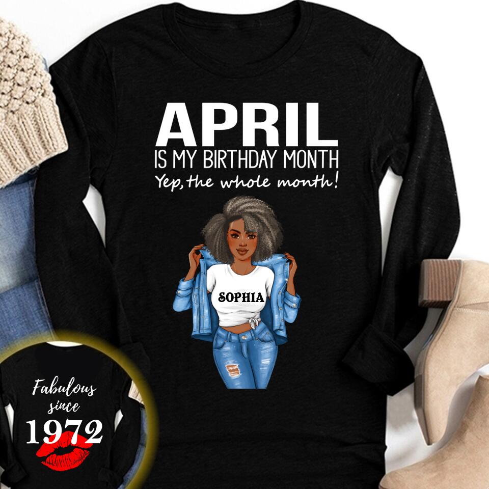 April Birthday Shirt, Custom Birthday Shirt, Queens Born In April, April Birthday Gifts, April shirts for Woman