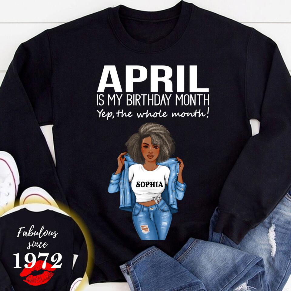 April Birthday Shirt, Custom Birthday Shirt, Queens Born In April, April Birthday Gifts, April shirts for Woman