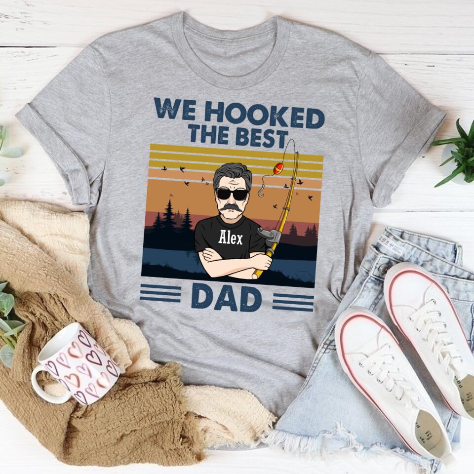 Personalized Fathers Day Shirts, Father‘s Day T Shirts, Fathers Day Fishing Shirt, Fathers Day Shirts For Dad, Happy Fathers Day Shirts, Father Day Gift