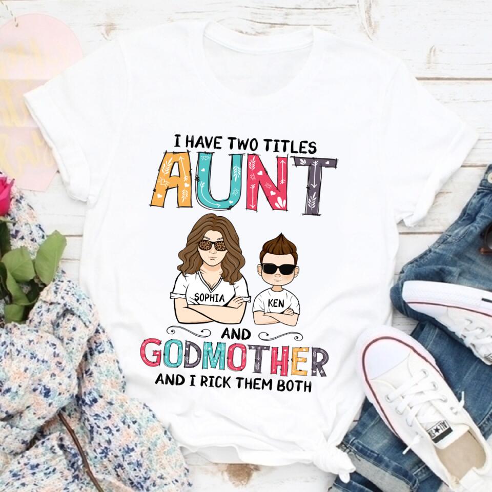 Custom Mothers Day Shirt, GodMothers Day Gifts, Mom Life Mother's Day Tee Shirts, Aunt Godmother Mother's Day Gifts, Funny Mothers Day Shirts, Mother Day Gift