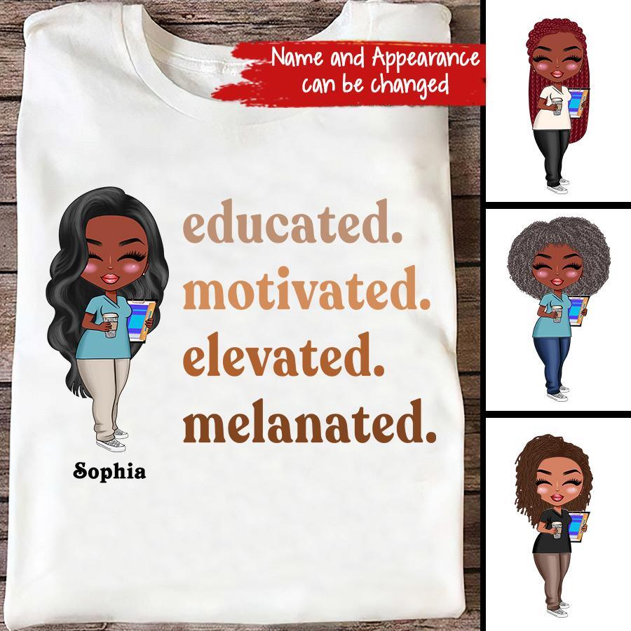 Black Teachers Magic Tshirt, Afro Melanin African American Teacher Shirts, Black Teacher Gifts, Black History Month Shirt for Teachers