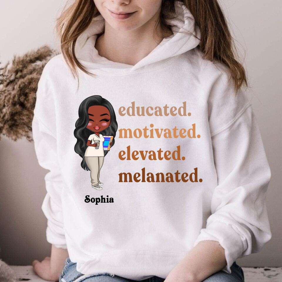 Black Teachers Magic Tshirt, Afro Melanin African American Teacher Shirts, Black Teacher Gifts, Black History Month Shirt for Teachers