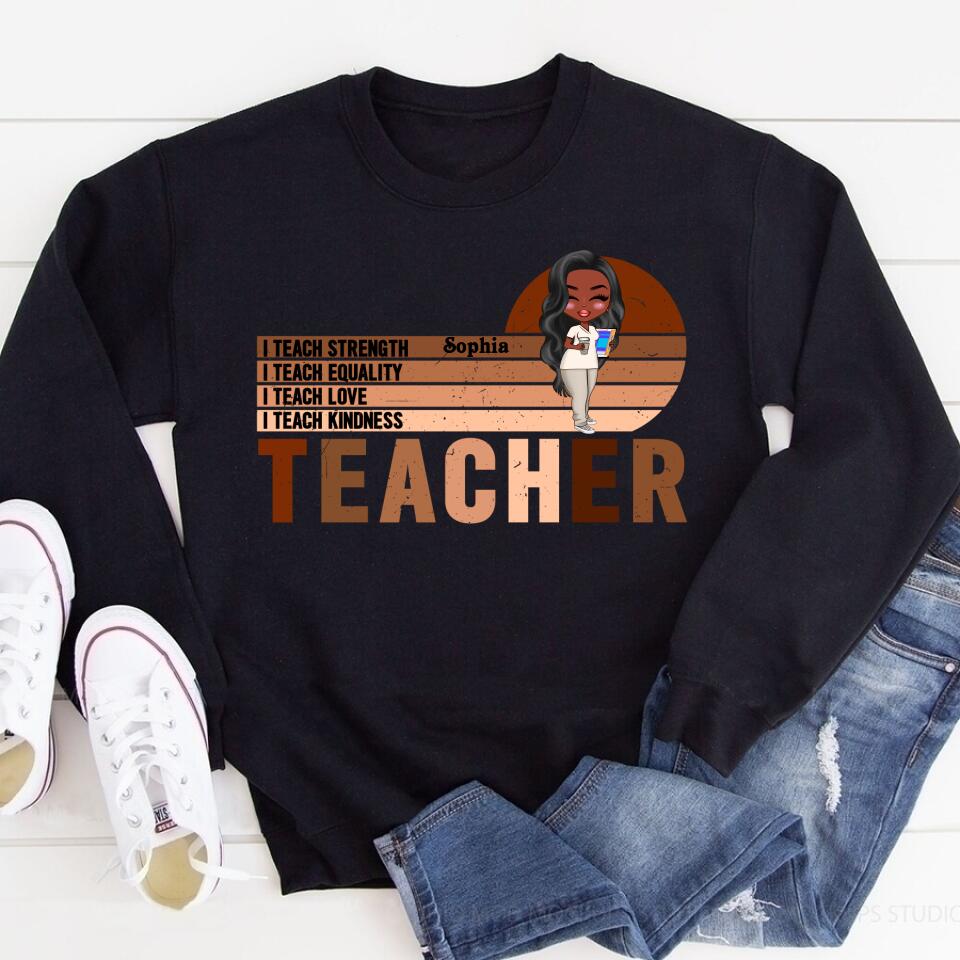 Inspirational Teacher Shirt, Black Teacher Shirt, Black History Month Shirt,Teacher Gift, African American Teacher Shirt, Black Power Shirt