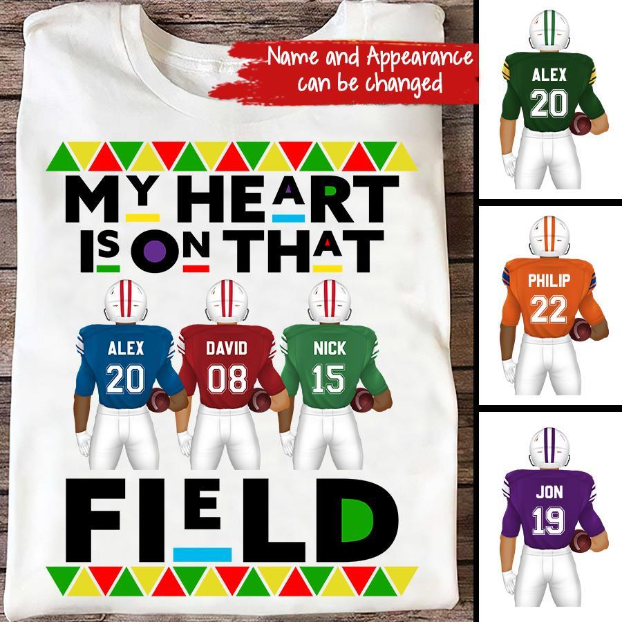 My Heart Is On That Field Shirt, Field Shirt, Game Shirt, Game Day Shirt, Baseball Shirt, Baseball T shirt.