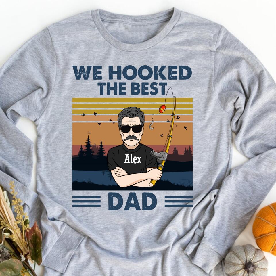 Personalized Fathers Day Shirts, Father‘s Day T Shirts, Fathers Day Fishing Shirt, Fathers Day Shirts For Dad, Happy Fathers Day Shirts, Father Day Gift