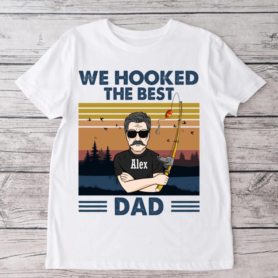Personalized Fathers Day Shirts, Father‘s Day T Shirts, Fathers Day Fishing Shirt, Fathers Day Shirts For Dad, Happy Fathers Day Shirts, Father Day Gift