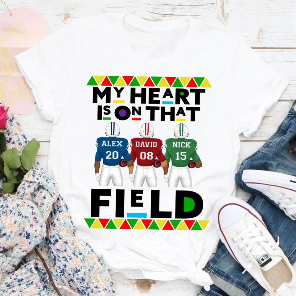 My Heart Is On That Field Shirt, Field Shirt, Game Shirt, Game Day Shirt, Baseball Shirt, Baseball T shirt.