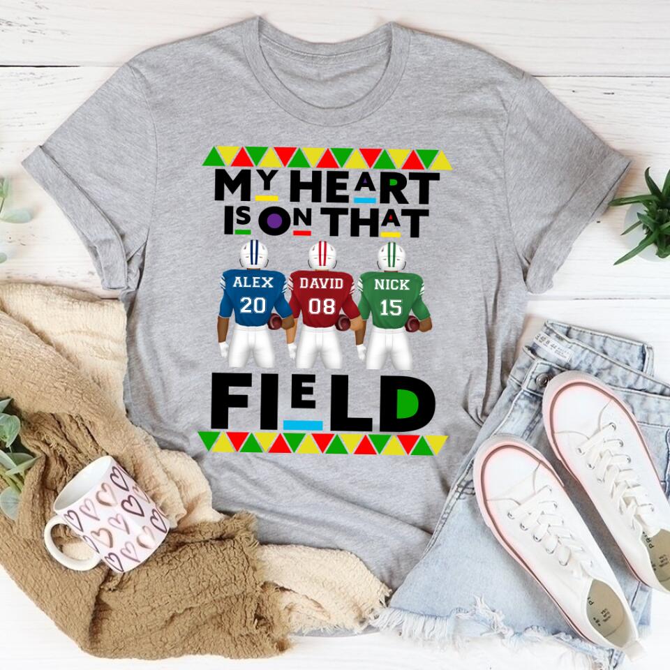 My Heart Is On That Field Shirt, Field Shirt, Game Shirt, Game Day Shirt, Baseball Shirt, Baseball T shirt.