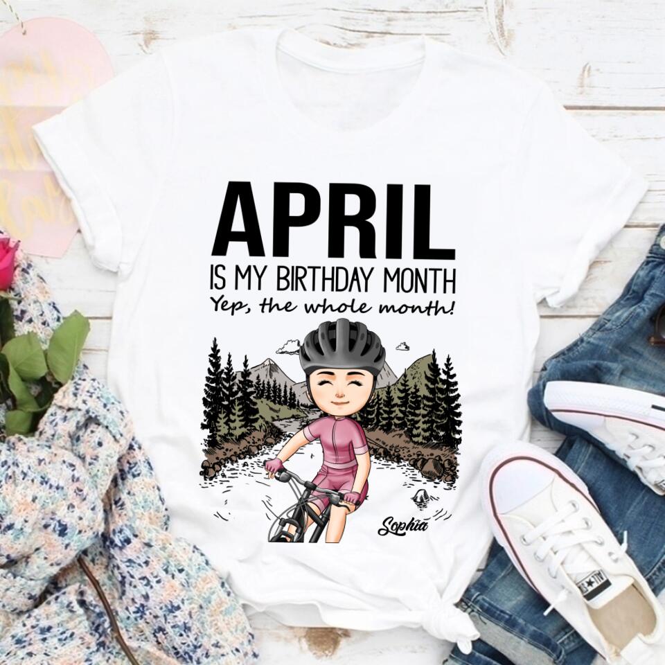 April Birthday Shirt, Custom Birthday Shirt, Queens Born In April, April Birthday Gifts, April shirts for Woman
