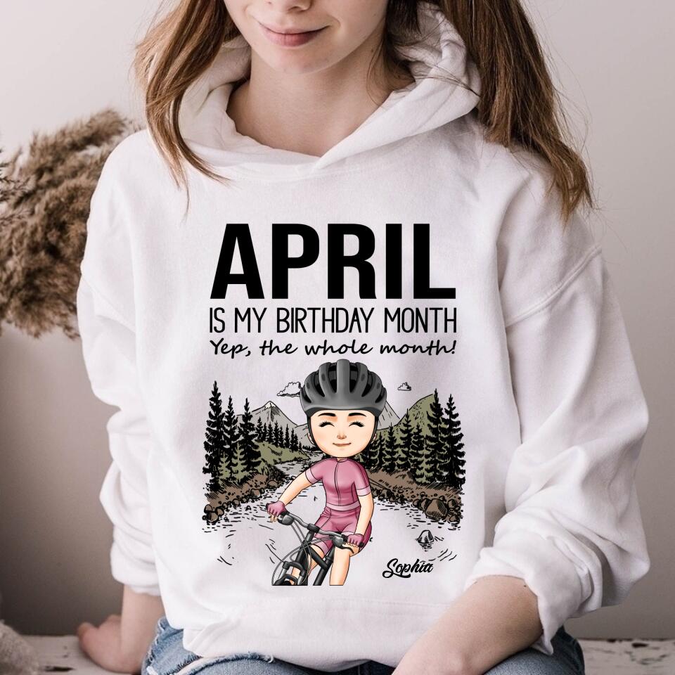 April Birthday Shirt, Custom Birthday Shirt, Queens Born In April, April Birthday Gifts, April shirts for Woman