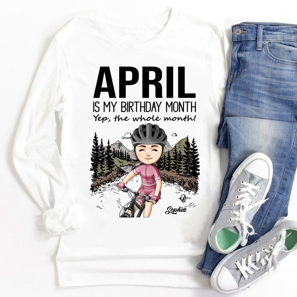 April Birthday Shirt, Custom Birthday Shirt, Queens Born In April, April Birthday Gifts, April shirts for Woman