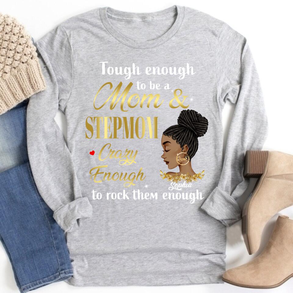 Personalized Mothers Day Shirts, Stepmom Shirt, Stepmom Mothers Day Gifts , Mother‘s Day T Shirt, Bonus Mom Gifts, Mother’s Day Tee Shirts, Mother Day Gift