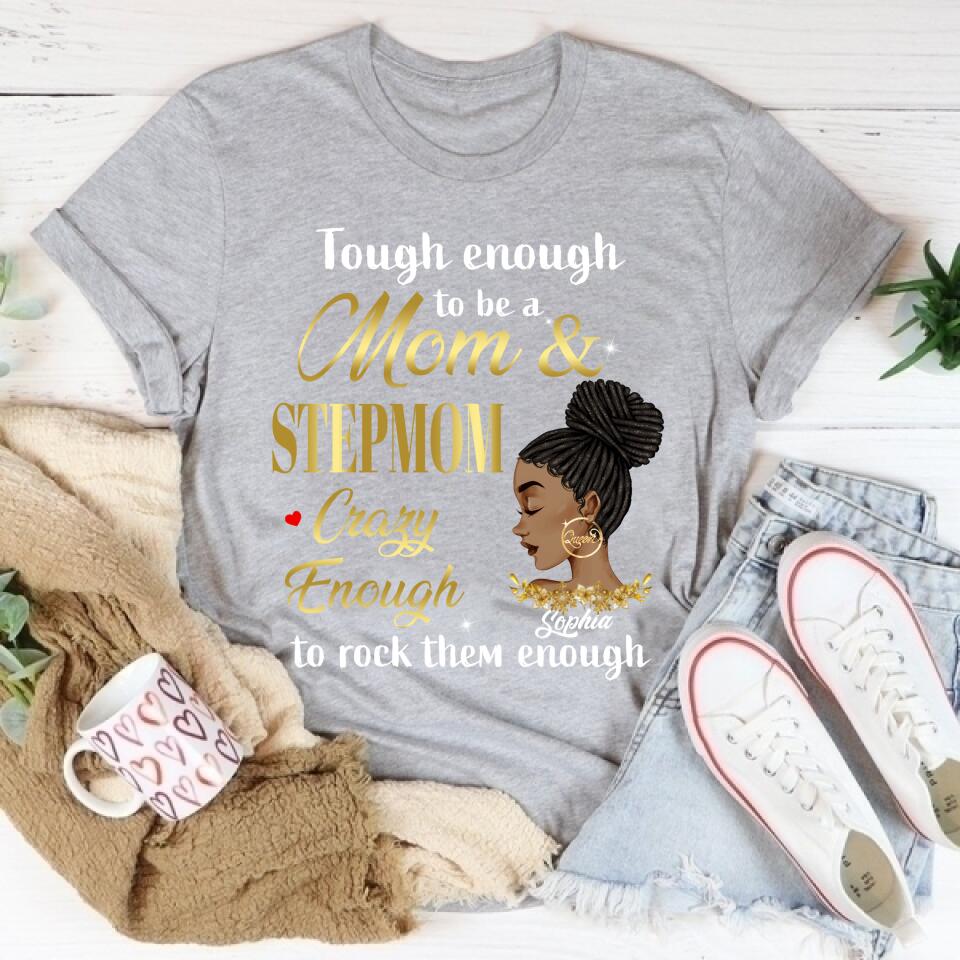 Personalized Mothers Day Shirts, Stepmom Shirt, Stepmom Mothers Day Gifts , Mother‘s Day T Shirt, Bonus Mom Gifts, Mother’s Day Tee Shirts, Mother Day Gift