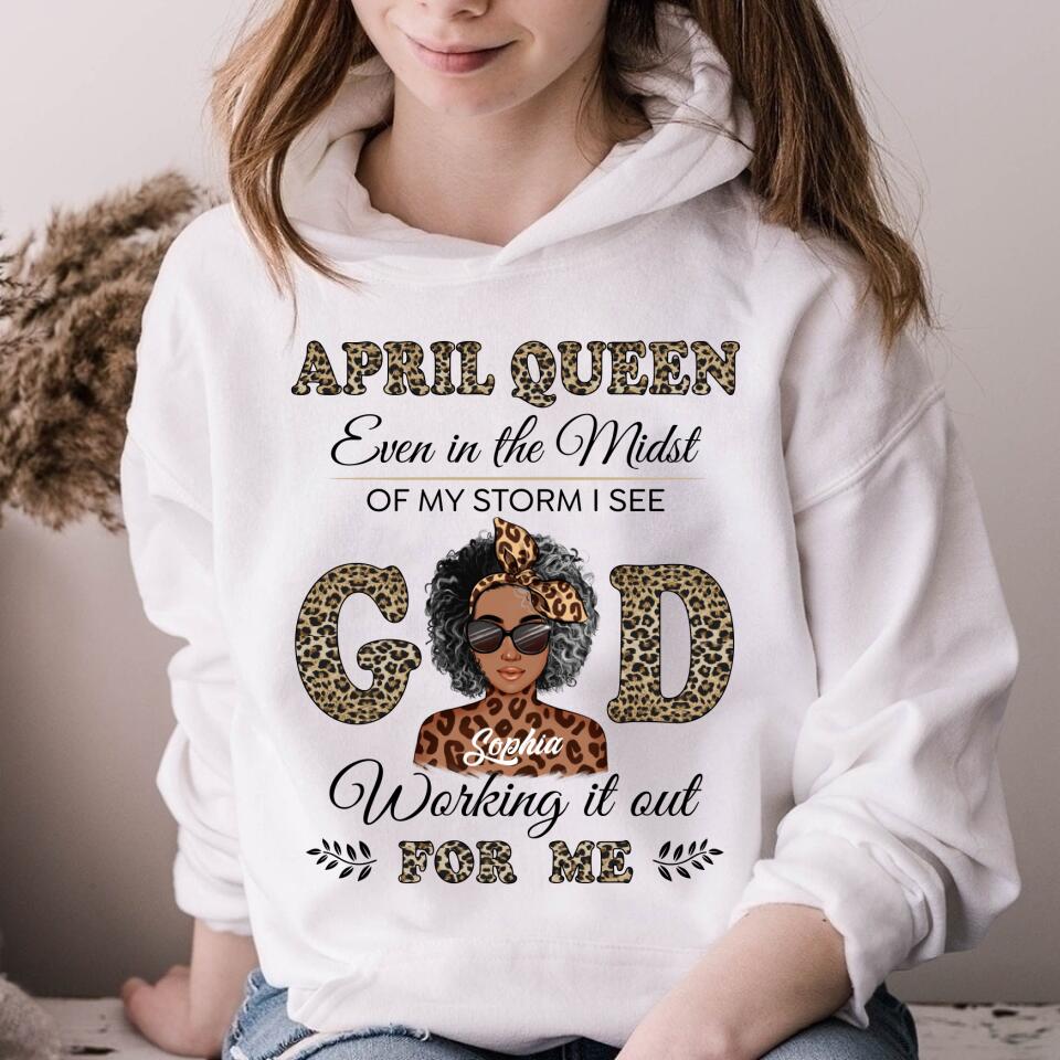 April Birthday Shirt, Custom Birthday Shirt, Queens Born In April, April Birthday Gifts, April shirts for Woman