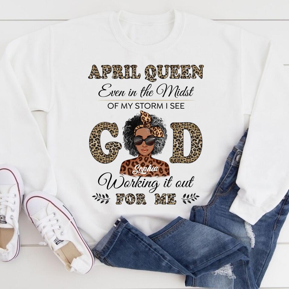 April Birthday Shirt, Custom Birthday Shirt, Queens Born In April, April Birthday Gifts, April shirts for Woman