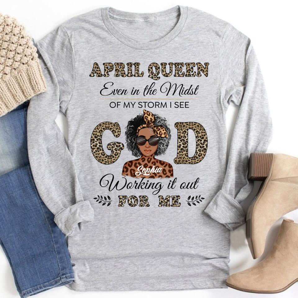April Birthday Shirt, Custom Birthday Shirt, Queens Born In April, April Birthday Gifts, April shirts for Woman