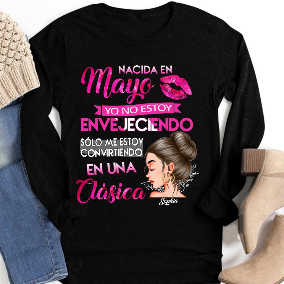 Camisa De Cumpleaños De Mayo, Camisa De Cumpleaños Personalizada, Reinas Nacidas En Mayo, Regalos De Cumpleaños De Mayo, Camisas De Mayo Para Mujeres