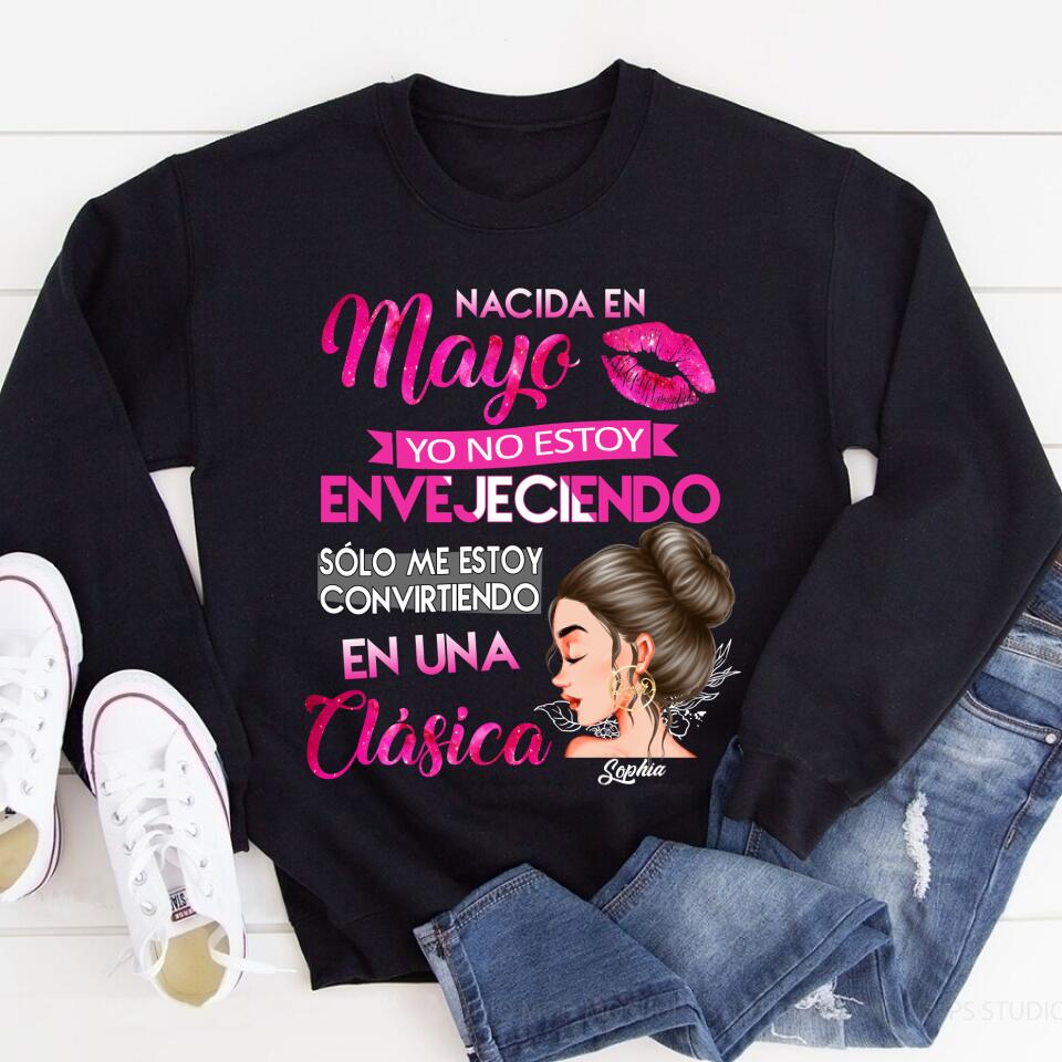 Camisa De Cumpleaños De Mayo, Camisa De Cumpleaños Personalizada, Reinas Nacidas En Mayo, Regalos De Cumpleaños De Mayo, Camisas De Mayo Para Mujeres