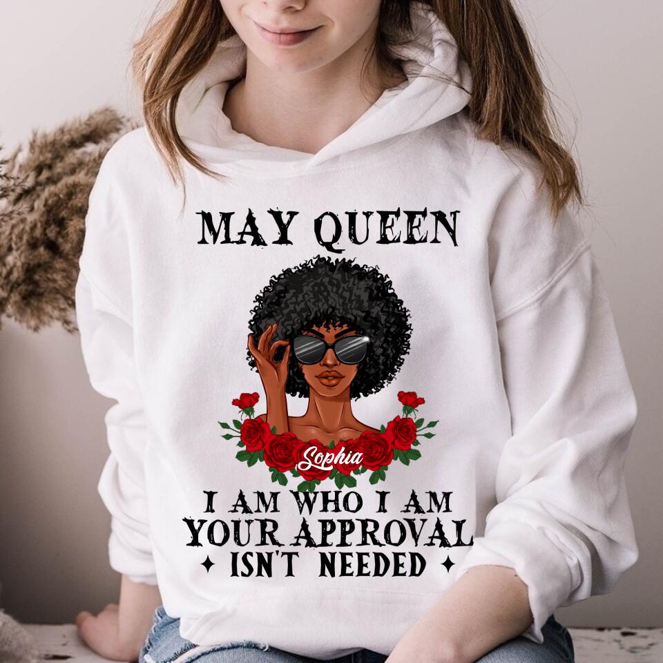 May Birthday Shirt, Custom Birthday Shirt, Queens Born In May, May Birthday Gifts, May shirts for Woman