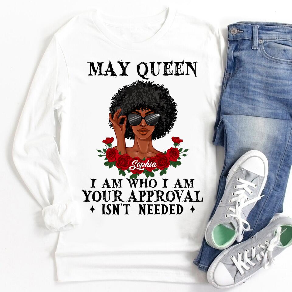 May Birthday Shirt, Custom Birthday Shirt, Queens Born In May, May Birthday Gifts, May shirts for Woman